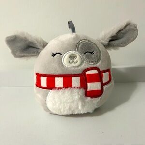 Squishmallows Ivy Dog Christmas Ornament Plush 5inch